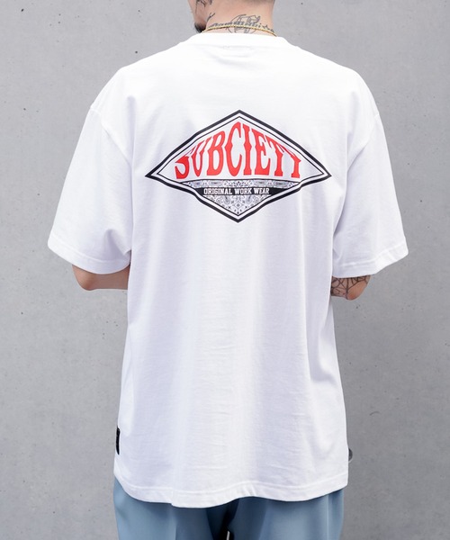 Subciety（サブサエティ）の「UNITY S/S（Tシャツ/カットソー・メンズ・ブラック/ホワイト/オリーブ・MEDIUM/X-LARGE/XX-LARGE/SMALL/LARGE）」の2枚目の写真