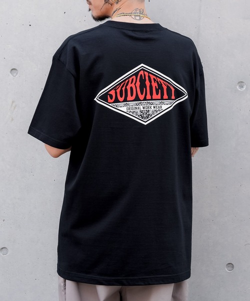 Subciety（サブサエティ）の「UNITY S/S（Tシャツ/カットソー・メンズ・ブラック/ホワイト/オリーブ・MEDIUM/X-LARGE/XX-LARGE/SMALL/LARGE）」の3枚目の写真