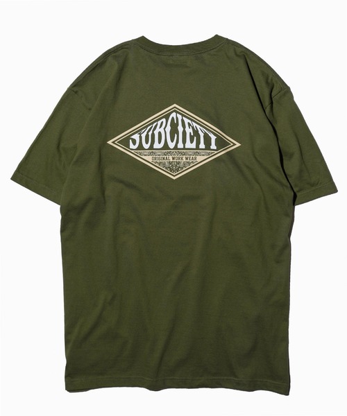 Subciety（サブサエティ）の「UNITY S/S（Tシャツ/カットソー・メンズ・ブラック/ホワイト/オリーブ・MEDIUM/X-LARGE/XX-LARGE/SMALL/LARGE）」の11枚目の写真