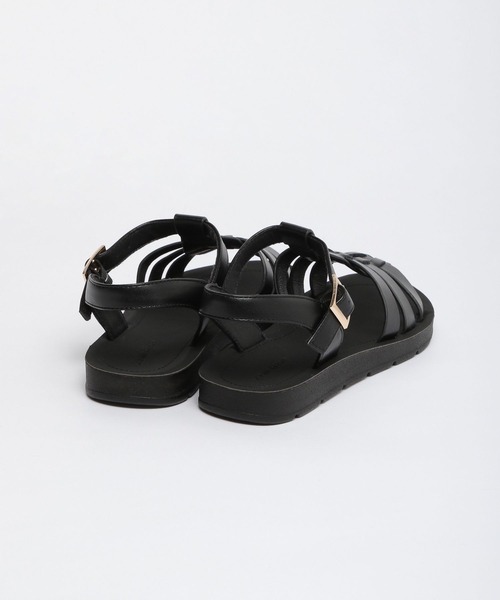 GLOBAL WORK(グローバルワーク)の「らくっションマエアキグルカ/272454(サンダル・レディース・アイボリー/ブラック・SMALL/MEDIUM/LARGE)」の7枚目の写真