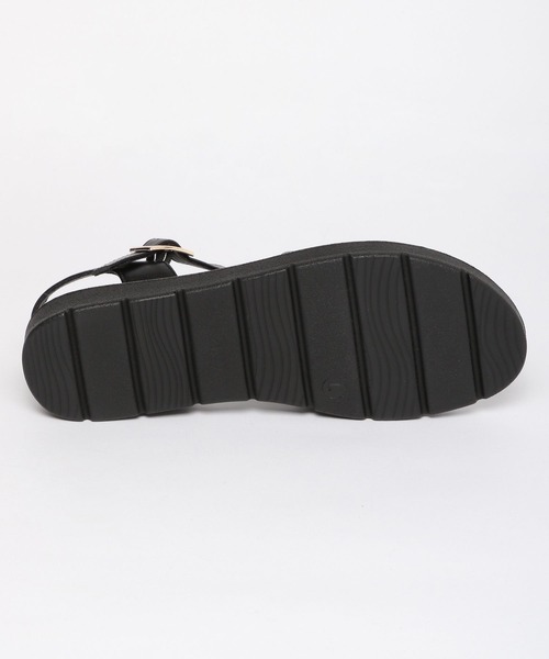 GLOBAL WORK(グローバルワーク)の「らくっションマエアキグルカ/272454(サンダル・レディース・アイボリー/ブラック・SMALL/MEDIUM/LARGE)」の5枚目の写真