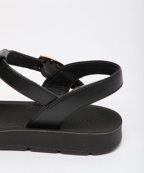 GLOBAL WORK(グローバルワーク)の「らくっションマエアキグルカ/272454(サンダル・レディース・アイボリー/ブラック・SMALL/MEDIUM/LARGE)」の20枚目の写真