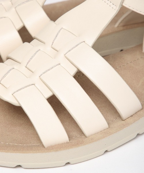 GLOBAL WORK(グローバルワーク)の「らくっションマエアキグルカ/272454(サンダル・レディース・アイボリー/ブラック・SMALL/MEDIUM/LARGE)」の8枚目の写真