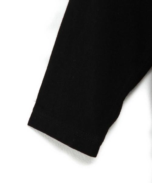 green label relaxing（グリーンレーベルリラクシング）の「【KIDS】ナンバリングTシャツ 7分袖（Tシャツ/カットソー・キッズ・ブラック/オフホワイト・135/95/L/125/M/115/S/105）」の6枚目の写真