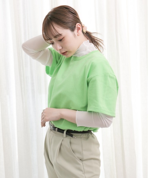 EPICKS（エピックス）の「GILDAN Tシャツ（S）（Tシャツ/カットソー・レディース・ブラック/オレンジ/ブルー系その他/ダークパープル/ロイヤルブルー/ワイン/グレー系その他/グレー/ライム/ライトピンク/ホワイト/ダークブルー・M/L/XL）」の6枚目の写真