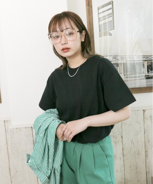 EPICKS（エピックス）の「GILDAN Tシャツ（S）（Tシャツ/カットソー・レディース・ブラック/オレンジ/ブルー系その他/ダークパープル/ロイヤルブルー/ワイン/グレー系その他/グレー/ライム/ライトピンク/ホワイト/ダークブルー・M/L/XL）」の3枚目の写真