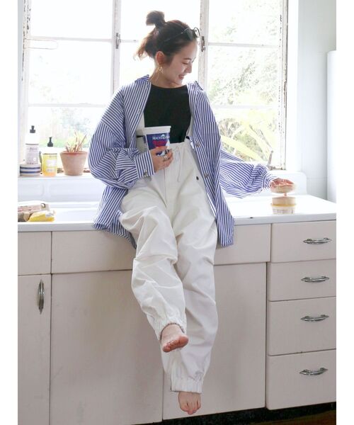 Ungrid（アングリッド）の「ストライプルーズシャツ（シャツ/ブラウス・レディース・ピンク/オレンジ/ブラウン/レッド/イエロー/グリーン/ブルー・FREE）」の11枚目の写真