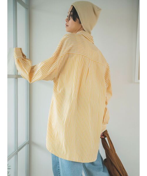 Ungrid（アングリッド）の「ストライプルーズシャツ（シャツ/ブラウス・レディース・ピンク/オレンジ/ブラウン/レッド/イエロー/グリーン/ブルー・FREE）」の22枚目の写真