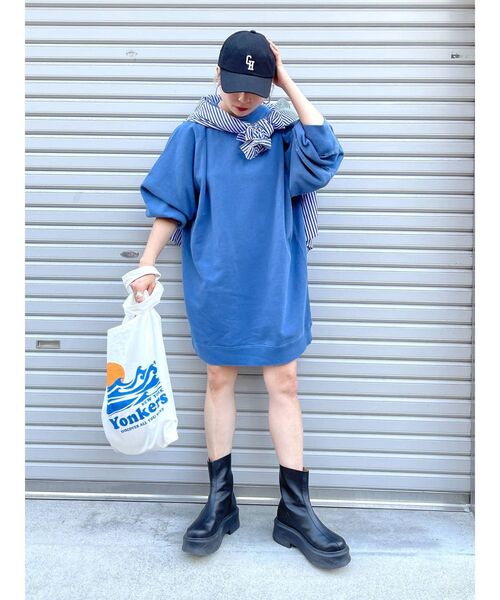 Ungrid（アングリッド）の「ストライプルーズシャツ（シャツ/ブラウス・レディース・ピンク/オレンジ/ブラウン/レッド/イエロー/グリーン/ブルー・FREE）」の11枚目の写真