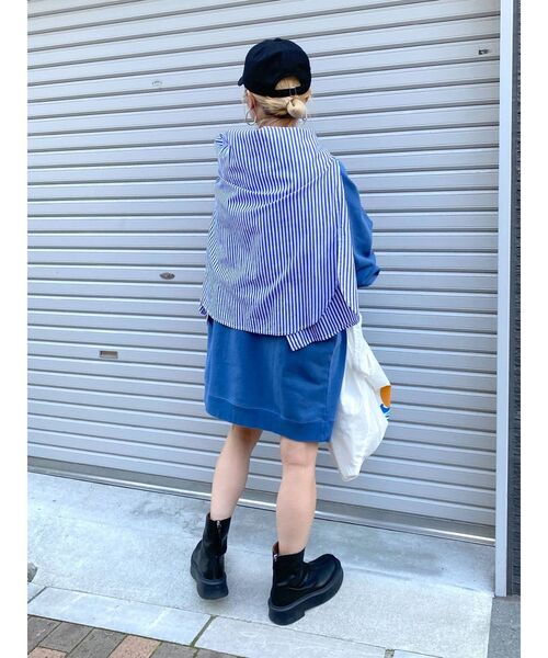 Ungrid（アングリッド）の「ストライプルーズシャツ（シャツ/ブラウス・レディース・ピンク/オレンジ/ブラウン/レッド/イエロー/グリーン/ブルー・FREE）」の10枚目の写真