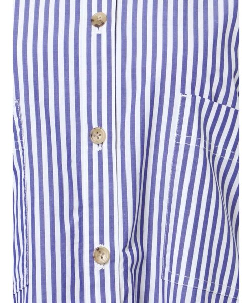 Ungrid（アングリッド）の「ストライプルーズシャツ（シャツ/ブラウス・レディース・ピンク/オレンジ/ブラウン/レッド/イエロー/グリーン/ブルー・FREE）」の9枚目の写真