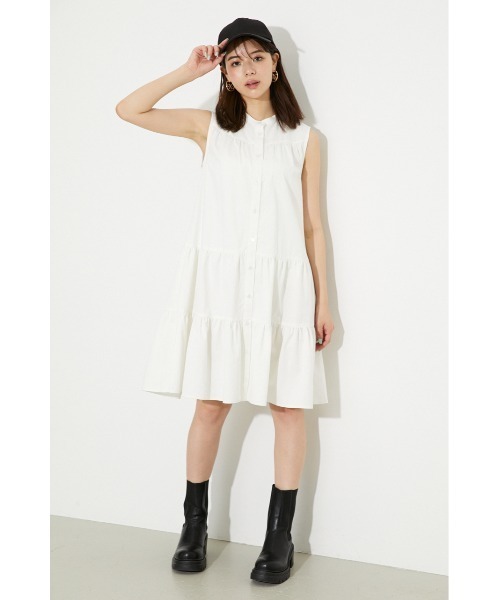 Rienda リエンダ のワンピース レース刺繍襟付きティアードデニムワンピース 110fs333 1400 を購入できます Rienda ワンピース ワンピース ドレス レース刺繍襟付きティアードデニムワンピース ワンピース Rienda リエンダ のファッション