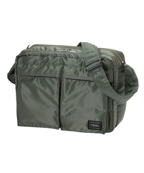 PORTER（ポーター）の「タンカー ショルダーバッグ(L)（ショルダーバッグ・メンズ・セージグリーン/ブラック・FREE）」の2枚目の写真