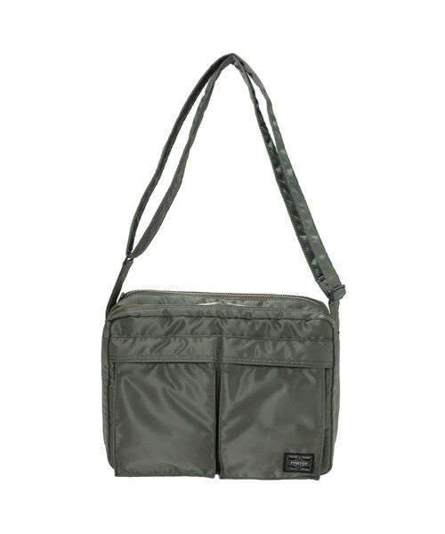 PORTER（ポーター）の「タンカー ショルダーバッグ(L)（ショルダーバッグ・メンズ・セージグリーン/ブラック・FREE）」の8枚目の写真