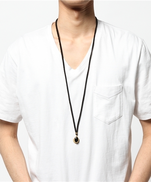 MYE-DO'（マイ・ドゥ）の「ネックレス"BLACK ONYX”（ネックレス・メンズ・ブラック・FREE）」の6枚目の写真