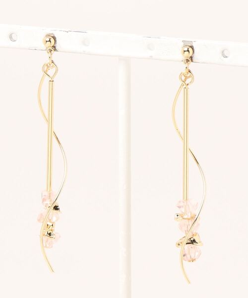 AMERICAN HOLIC（アメリカンホリック）の「変形ガラスピアス（ピアス（両耳用）・レディース・グリーン/ピンク・FREE）」の7枚目の写真