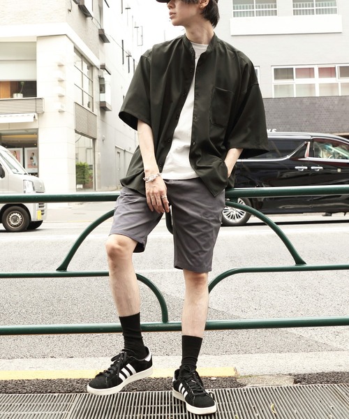 8(eight)(エイト)の「ビックバンドカラーシャツ(シャツ/ブラウス・メンズ・チャコールグレー/ベージュ/ブラウン/サックスブルー/ブルー/マルチ・LARGE/MEDIUM)」の13枚目の写真