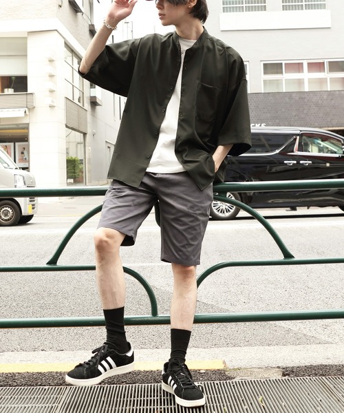 8(eight)(エイト)の「ビックバンドカラーシャツ(シャツ/ブラウス・メンズ・チャコールグレー/ベージュ/ブラウン/サックスブルー/ブルー/マルチ・LARGE/MEDIUM)」の14枚目の写真