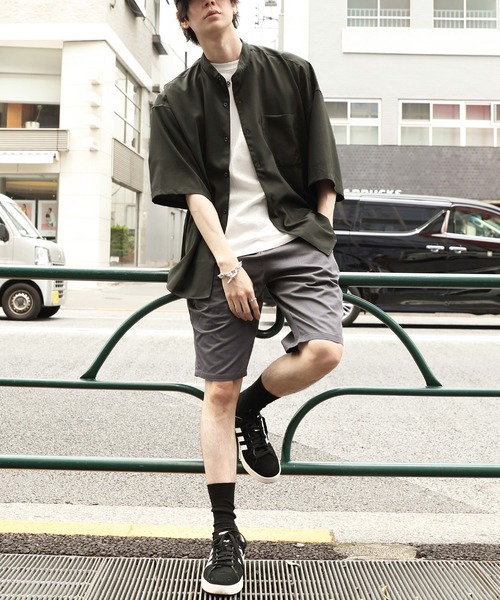 8(eight)(エイト)の「ビックバンドカラーシャツ(シャツ/ブラウス・メンズ・チャコールグレー/ベージュ/ブラウン/サックスブルー/ブルー/マルチ・LARGE/MEDIUM)」の16枚目の写真