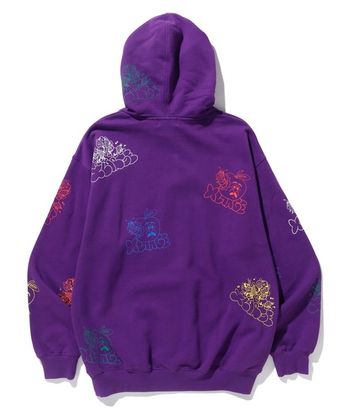 XLARGE（エクストララージ）の「MULTI LOGO PULLOVER HOODED SWEAT