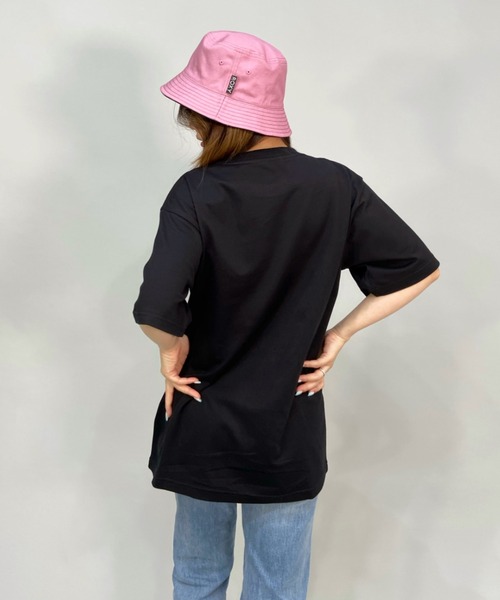 X-girl（エックスガール）の「【ムラサキスポーツ別注】X-GIRL/エックスガール  ビッグシルエット/オーバーサイズ/カレッジ風ロゴTシャツ   105221011022（Tシャツ/カットソー・レディース・ホワイト/ブラック/ベージュ/グレー/グリーン・M/L/XL）」の11枚目の写真