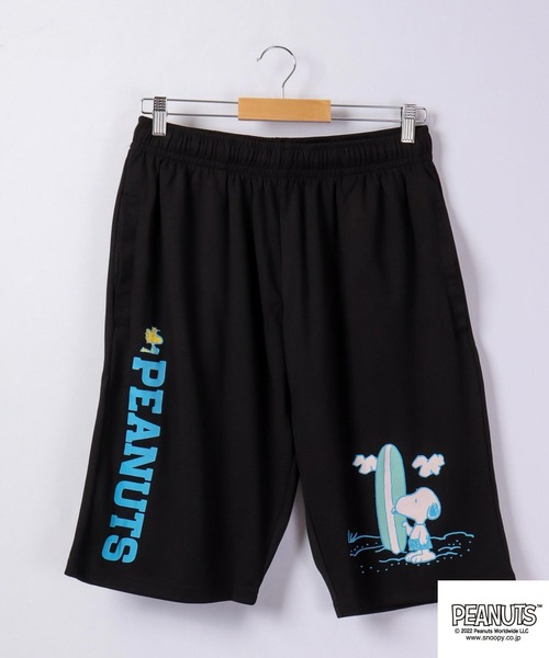 PEANUTS(ピーナッツ)の「PEANUTS スヌーピー ハーフパンツ ドライ素材 夏物(その他パンツ・レディース・ブラック/ネイビー/グレー/ピンク/ブラック系その他/グレイッシュブルー・LL/M/L)」の18枚目の写真