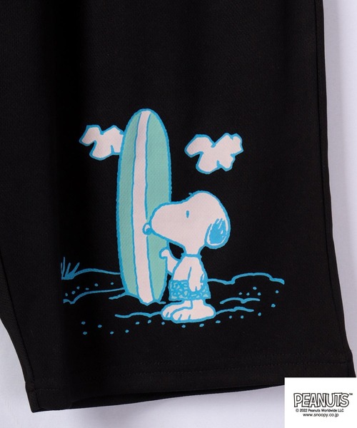 PEANUTS(ピーナッツ)の「PEANUTS スヌーピー ハーフパンツ ドライ素材 夏物(その他パンツ・レディース・ブラック/ネイビー/グレー/ピンク/ブラック系その他/グレイッシュブルー・LL/M/L)」の21枚目の写真