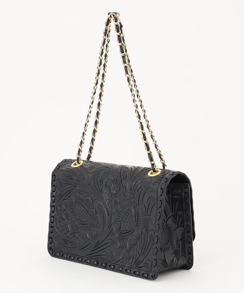 CARVING TRIBES(カービングトライブス)の「CarvingChainBAG(ショルダーバッグ・レディース・ブラック・FREE)」の2枚目の写真