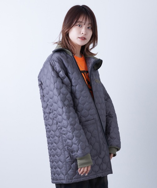 VIRGOwearworks（ヴァルゴウェアワークス）の「QUITED ZIPPER JKT（ミリタリージャケット・メンズ・ブラック/チャコールグレー/カーキ・2/3/4）」の8枚目の写真