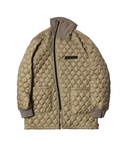 VIRGOwearworks（ヴァルゴウェアワークス）の「QUITED ZIPPER JKT（ミリタリージャケット・メンズ・ブラック/チャコールグレー/カーキ・2/3/4）」の6枚目の写真