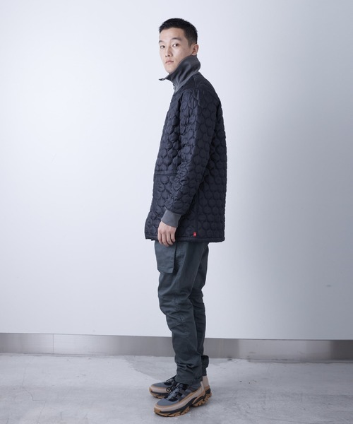 VIRGOwearworks（ヴァルゴウェアワークス）の「QUITED ZIPPER JKT（ミリタリージャケット・メンズ・ブラック/チャコールグレー/カーキ・2/3/4）」の21枚目の写真