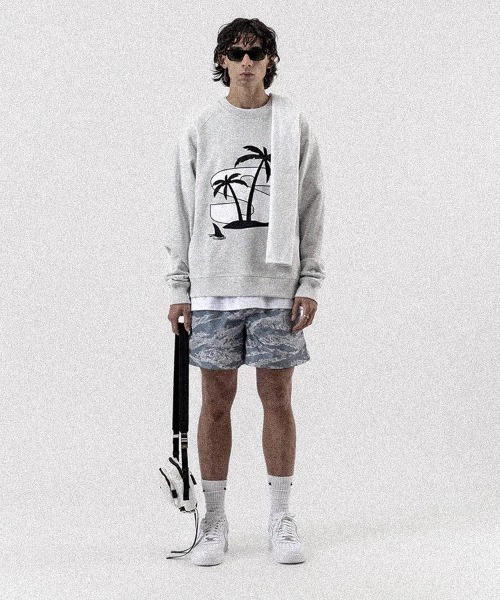 STAMPD(スタンプド)の「【STAMPD】ISLAND S CREW(スウェット・メンズ・グレー・L/M)」の3枚目の写真