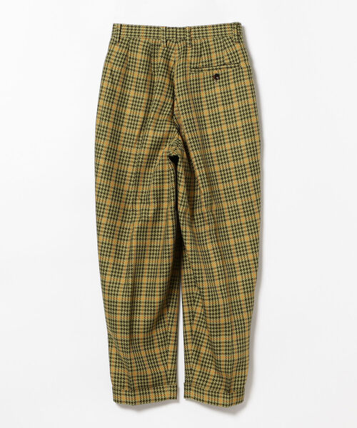 BEAMS BOY/ チェック ワンプリーツ テーパードパンツ BEAMS BOY（ビームスボーイ）の「BEAMS BOY/ チェック ワン
