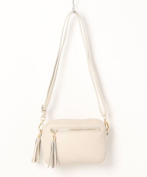 Doux archives（ドゥアルシーヴ）の「タッセル付きミニショルダーバッグ（ショルダーバッグ・レディース・ブラック/アイボリー/ダークブルー・FREE）」の20枚目の写真