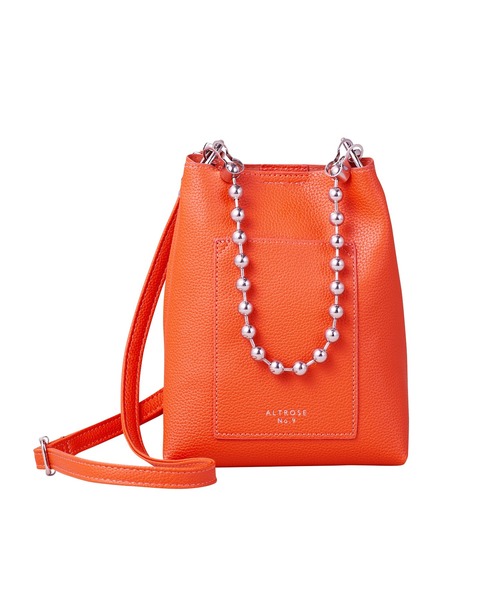 GeeRA（ジーラ）の「ボールチェーン2WAYミニバッグ（ショルダーバッグ・レディース・ブラック/アイボリー/オレンジ/ブルー・FREE）」の15枚目の写真