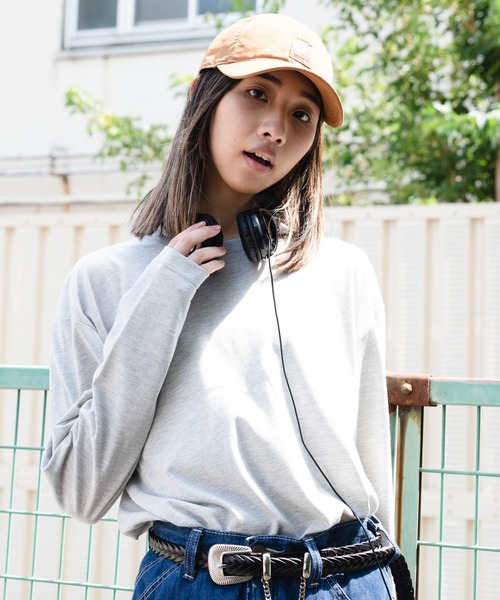 Blue Standard (ブルースタンダード)の「【BLUE STANDARD/ブルースタンダード】ZEROSTAIN ゼロステイン 汗染みの目立ちにくいTシャツ クルーネックロンT UVカット 撥水性 汗シミ防止加工(Tシャツ/カットソー・メンズ・ホワイト/ネイビー/ブラック/オリーブ/杢グレー・LARGE/X-LARGE/MEDIUM)」の21枚目の写真