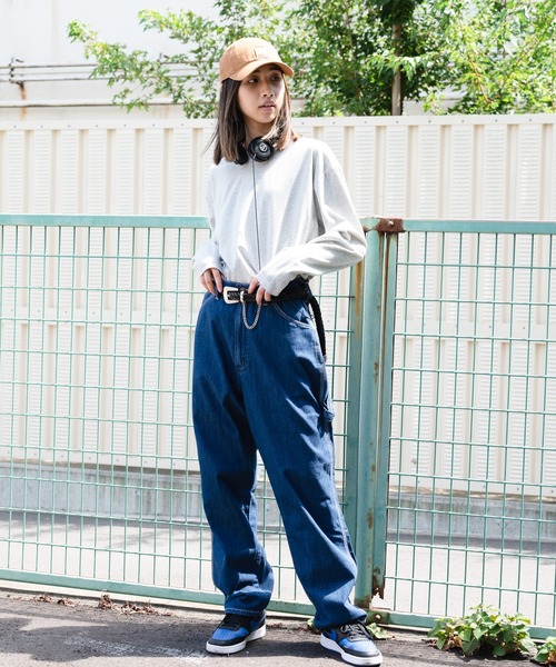 Blue Standard (ブルースタンダード)の「【BLUE STANDARD/ブルースタンダード】ZEROSTAIN ゼロステイン 汗染みの目立ちにくいTシャツ クルーネックロンT UVカット 撥水性 汗シミ防止加工(Tシャツ/カットソー・メンズ・ホワイト/ネイビー/ブラック/オリーブ/杢グレー・LARGE/X-LARGE/MEDIUM)」の19枚目の写真