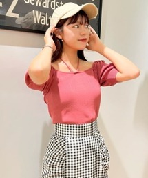 FREE'S MART | ◆2Wayデコルテリボンショート丈ニット(ニット/セーター)