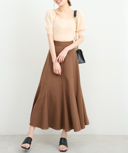 FREE'S MART（フリーズマート）の「◆2Wayデコルテリボンショート丈ニット（ニット/セーター・レディース・ブラック/ホワイト/ピンク・FREE）」の13枚目の写真