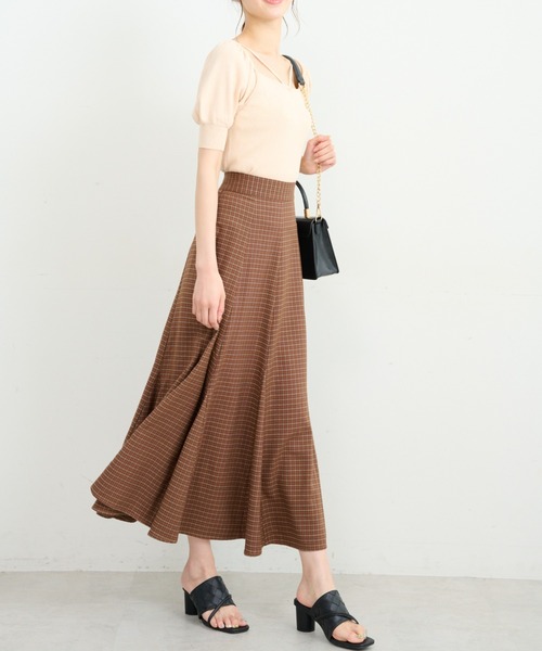 FREE'S MART（フリーズマート）の「◆2Wayデコルテリボンショート丈ニット（ニット/セーター・レディース・ブラック/ホワイト/ピンク・FREE）」の14枚目の写真