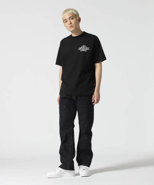 AVIREX（アヴィレックス）の「《REBUILD COLLECTION》半袖 Tシャツ / S/S T-SHIRT（Tシャツ/カットソー・レディース・ホワイト/ブラック/ブラック系その他/ホワイト系2・M/L/XL/XXL）」の6枚目の写真