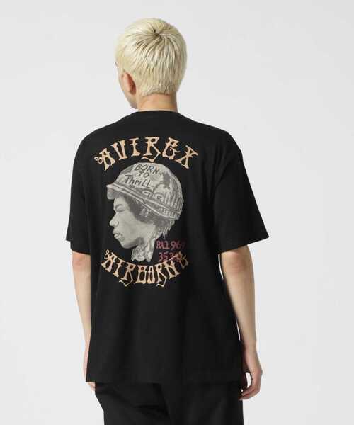 AVIREX（アヴィレックス）の「《REBUILD COLLECTION》半袖 Tシャツ / S/S T-SHIRT（Tシャツ/カットソー・レディース・ホワイト/ブラック/ブラック系その他/ホワイト系2・M/L/XL/XXL）」の10枚目の写真