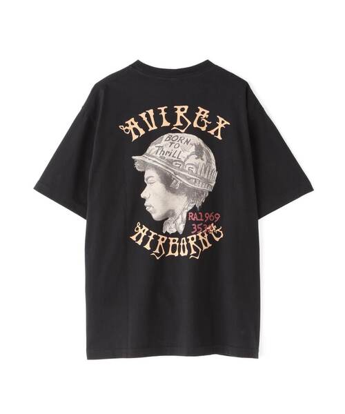 AVIREX（アヴィレックス）の「《REBUILD COLLECTION》半袖 Tシャツ / S/S T-SHIRT（Tシャツ/カットソー・レディース・ホワイト/ブラック/ブラック系その他/ホワイト系2・M/L/XL/XXL）」の13枚目の写真