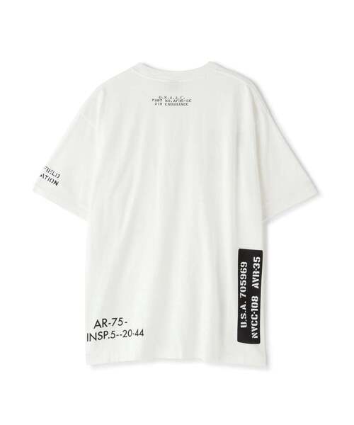 AVIREX（アヴィレックス）の「《REBUILD COLLECTION》半袖 Tシャツ / S/S T-SHIRT（Tシャツ/カットソー・レディース・ホワイト/ブラック/ブラック系その他/ホワイト系2・M/L/XL/XXL）」の18枚目の写真