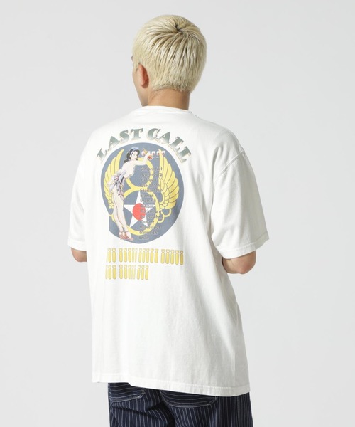 AVIREX（アヴィレックス）の「《REBUILD COLLECTION》半袖 Tシャツ / S/S T-SHIRT（Tシャツ/カットソー・レディース・ホワイト/ブラック/ブラック系その他/ホワイト系2・M/L/XL/XXL）」の20枚目の写真