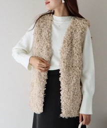 BLUEEAST | プードルファーベスト(ベスト)