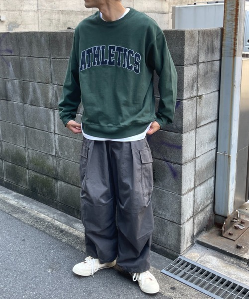 CPCM（シーピーシーエム）の「ヘビーオンスカレッジスウェット（スウェット・メンズ・ベージュ/グリーン/ネイビー/グレー・MEDIUM/LARGE）」の19枚目の写真