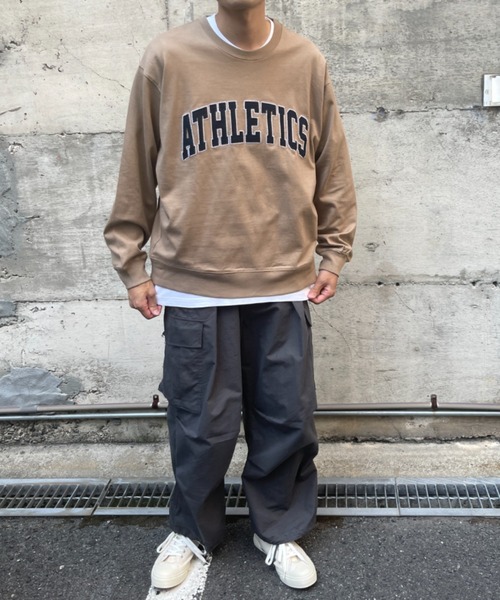 CPCM（シーピーシーエム）の「ヘビーオンスカレッジスウェット（スウェット・メンズ・ベージュ/グリーン/ネイビー/グレー・MEDIUM/LARGE）」の8枚目の写真
