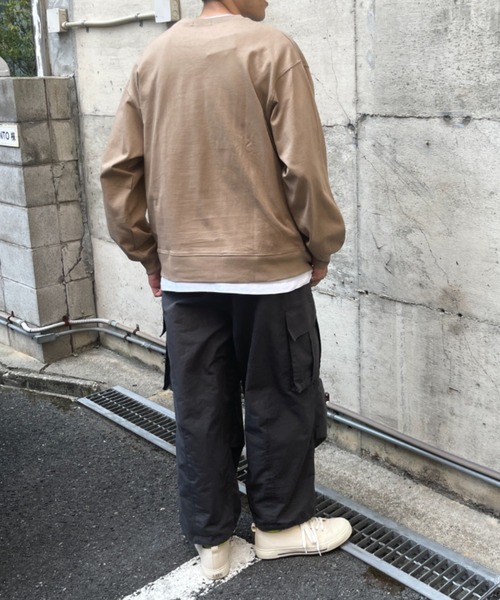 CPCM（シーピーシーエム）の「ヘビーオンスカレッジスウェット（スウェット・メンズ・ベージュ/グリーン/ネイビー/グレー・MEDIUM/LARGE）」の9枚目の写真