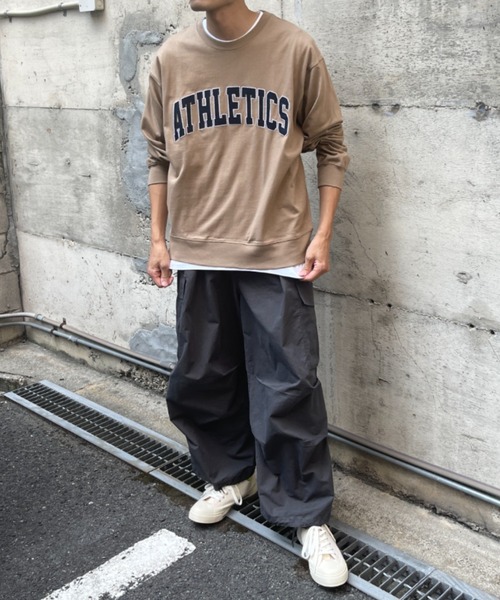 CPCM（シーピーシーエム）の「ヘビーオンスカレッジスウェット（スウェット・メンズ・ベージュ/グリーン/ネイビー/グレー・MEDIUM/LARGE）」の21枚目の写真